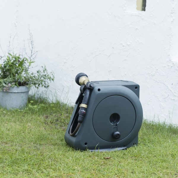 コンパクトガーデンリールⅡ30m グリーン ブラウンホース｜ロイヤル